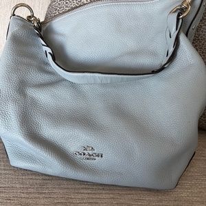 Blue Coach purse